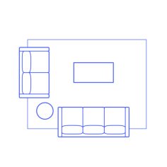 Layouts Living Rooms L Shape Sofa Loveseat Vinyl Cutting Svg File, Free Vectors File